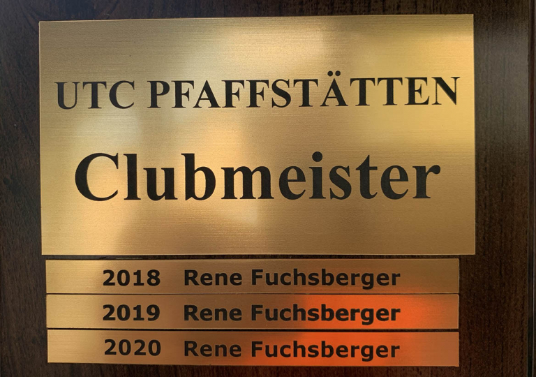 3-facher Clubmeister